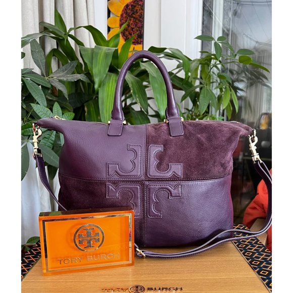 Tory Burch Handbags - ♦️♦️ AUTHENTIC TORY BURCH PURPLE NATALIE HANDBAG ♦️♦️